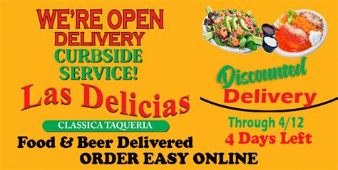 Delivery For Less w/Online Order – Las Delicias Golden Valley Rd | Mexican Restaurant Santa ...