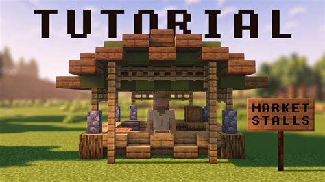 Minecraft Market Stall Design