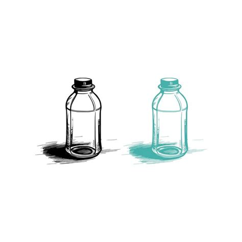 Premium Vector | Vintage medicine bottle vector