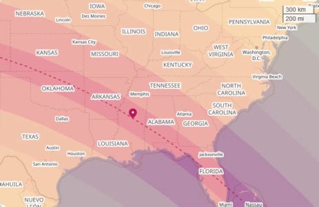 Central Mississippi located in path of totality for 2045 solar eclipse - Kicks96news.com ...