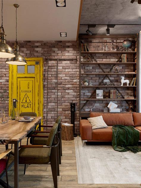 Exposed Brick Wall Interior Home Office | ubicaciondepersonas.cdmx.gob.mx