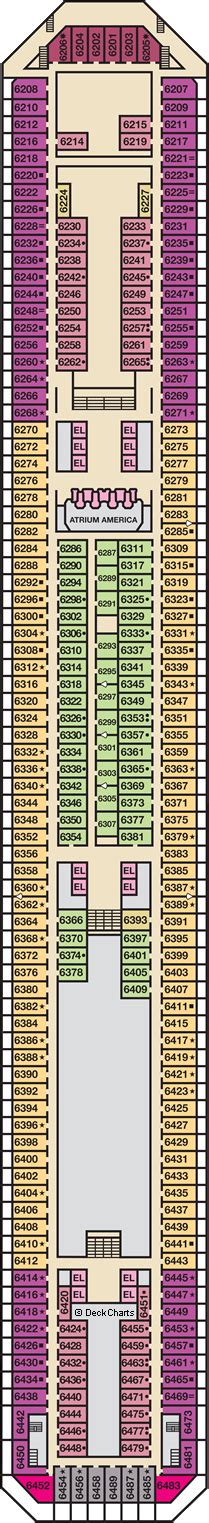 Carnival Valor Deck Plans: Ship Layout, Staterooms & Map - Cruise Critic