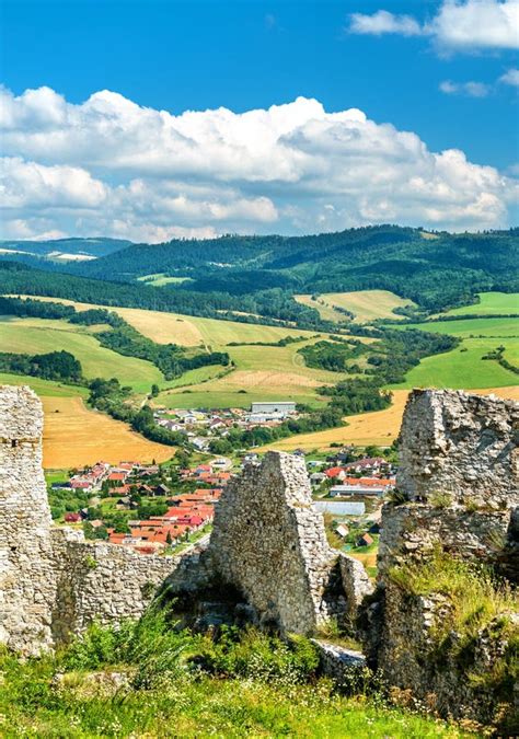 Spis Castle, a UNESCO World Heritage Site in Slovakia Stock Image ...