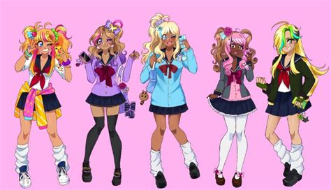 Gyaru Girls - Yandere Simulator Redesign in 2022 | Yandere simulator, Yandere, Yandere simulator ...