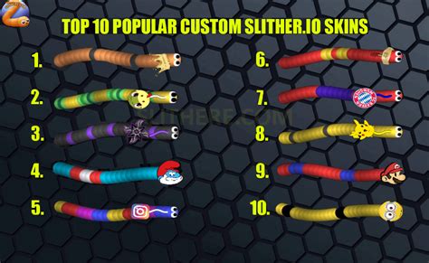 Top 10 Slither.io Skins in September - Slither.io Game Guide