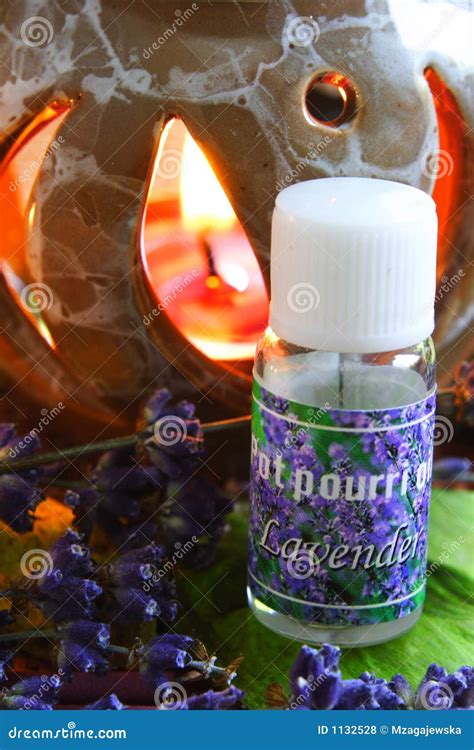 Aromatherapy - Lavender Oil Stock Photo - Image of fragrant, bathroom: 1132528