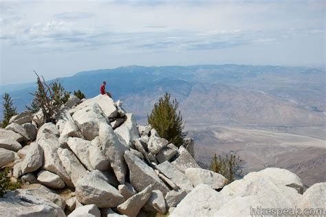 San Jacinto Peak via Marion Mountain Trail in the San Jacinto Mountains ...