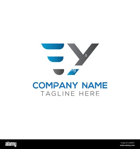 Initial EY Letter Linked Logo. Creative Letter EY Modern Business Logo ...