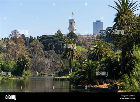 Melbourne botanic gardens Stock Photo - Alamy