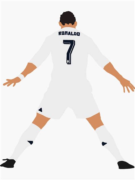 "Cristiano Ronaldo Iconic Goal Celebration" Sticker for Sale by ImpresionPrint | Redbubble