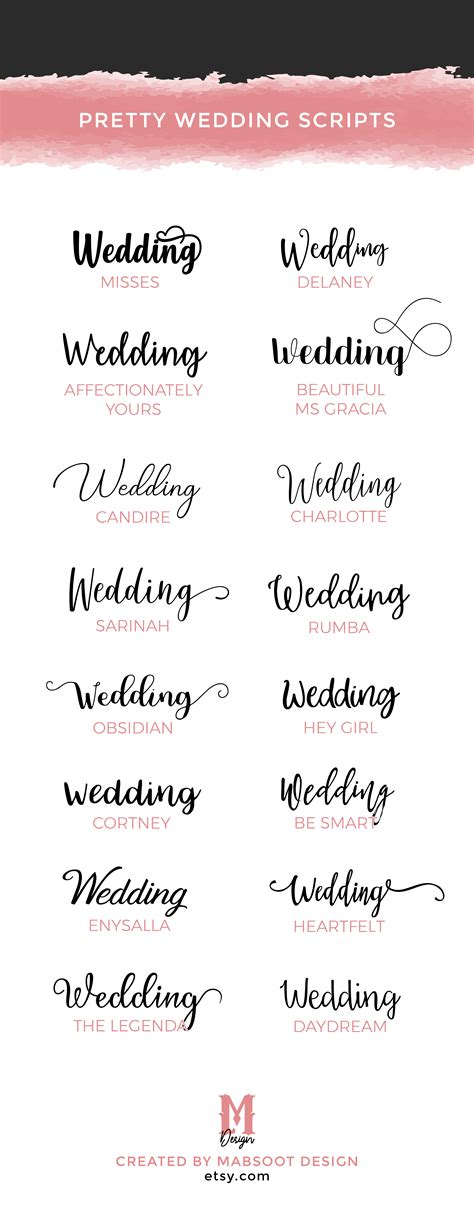 Simple Best Cricut Fonts For Weddings Idea In 2022 | Typography Art Ideas