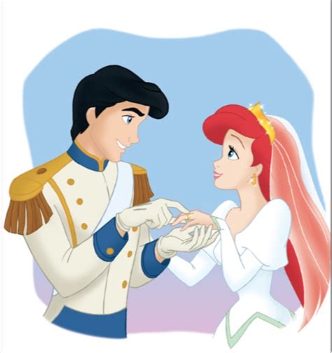 Princess Ariel And Prince Eric Little Mermaid