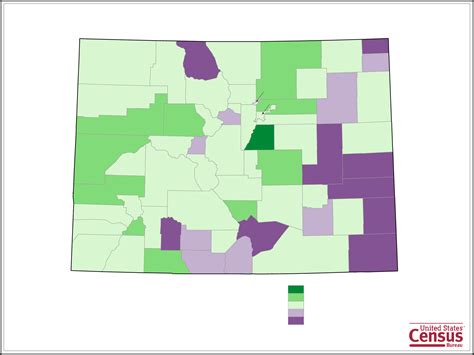 Colorado County Population Change Map Free Download