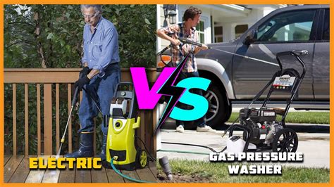 Electric vs Gas Pressure Washer - YouTube