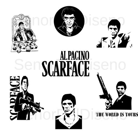 Scarface SVG File Al Pacino Tony Montana Cricut Vector Instant Download Svg Bundle - Etsy Israel