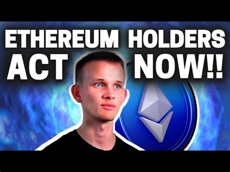 ETH at RISK?? | Ethereum Holders Act NOW!!