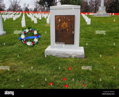 Space Shuttle Challenger Memorial at Arlington Cemetery - Washington DC - USA Stock Photo - Alamy