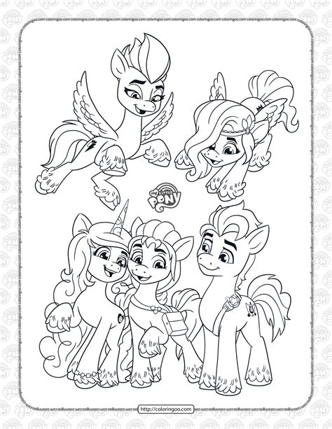 Mlp G5 Coloring Pages Coloring Pages