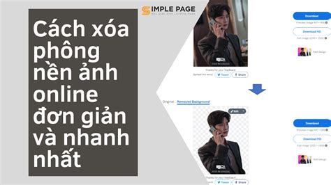 Cách Xóa Phông Nền ảnh Online đơn Giản Và Nhanh Nhất - Simple Page