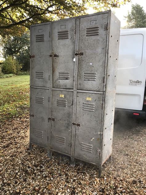 Stunning Original Vintage Industrial Lockers - In Need Of Some Work by WhiteRabbitVintageGB on ...