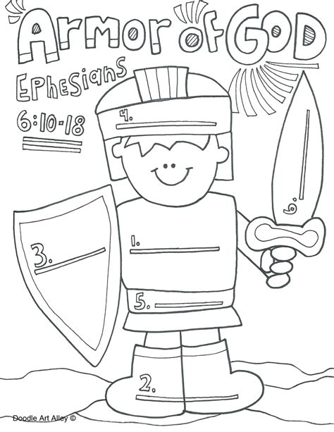 Armor Of God Printable Activities