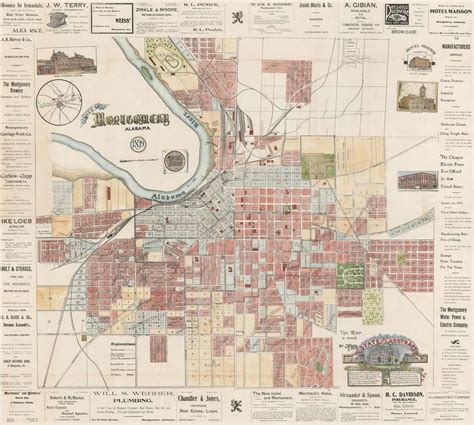 City of Montgomery Alabama.: Geographicus Rare Antique Maps