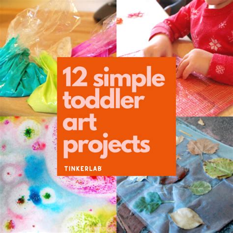 12 Art Projects for Toddlers - TinkerLab