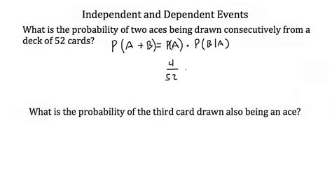 Probability Of Two Independent Events Occurring Simultaneously ...