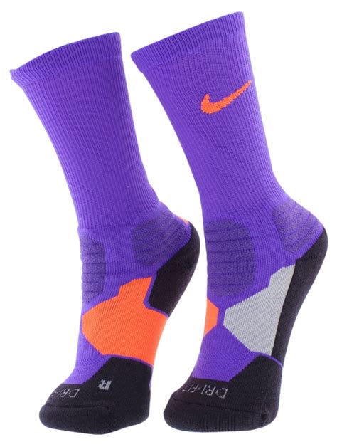 Nike - Nike Mens Hyper Elite Basketball Cushioned Crew Socks Bright ...