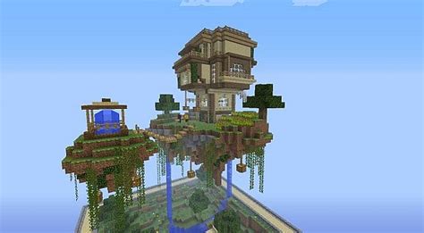 Floating Island House Minecraft Project