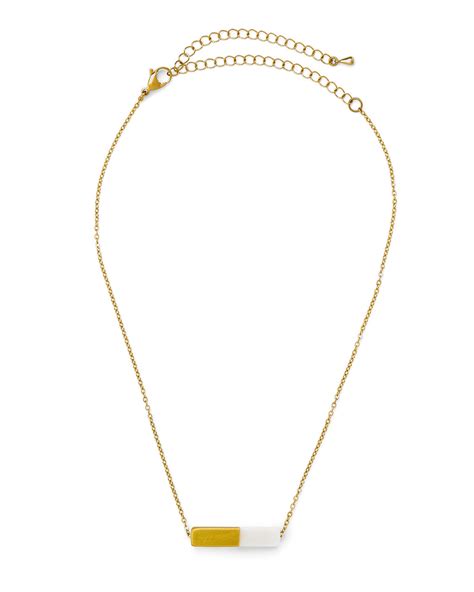 Gold Bar Necklace