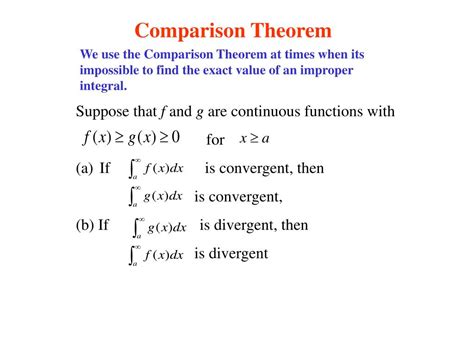 PPT - 7.8 Improper Integrals PowerPoint Presentation, free download - ID:390518