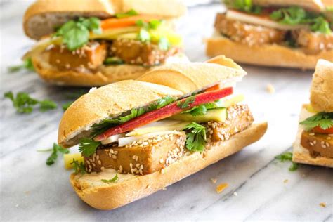 Tofu Banh Mi Sandwiches