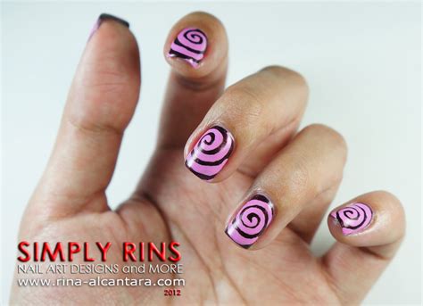 Nail Art: Swirls | Simply Rins