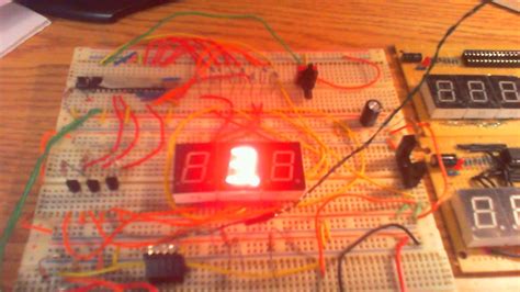 Multiplexing 7-segment display with arduino - YouTube