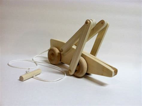 Kids Wooden Grasshopper Pull ToyHopping by TheOriginalBranch