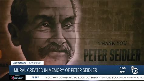 Artist creates mural in honor of Padres owner Peter Seidler