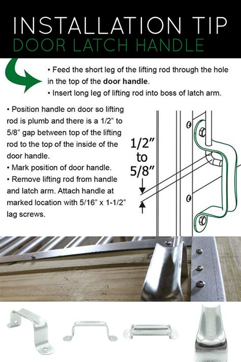 How to Install a Door Latch Handle | Door latch, Door handles, Latches