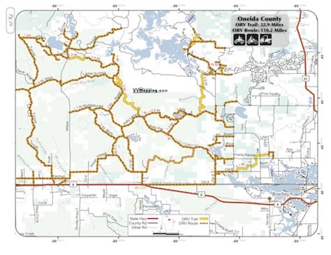 Oneida County ORV Trail Information - VVMapping.com