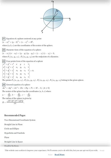 Quadric surfaces