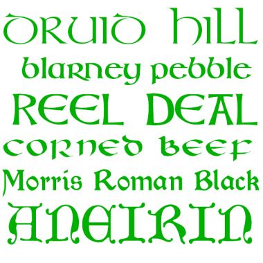 Free Celtic Fonts | MacAppware