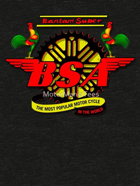 "BSA Motorcycles logo design by MotorManiac" T-shirt by MotorManiaTees | Redbubble