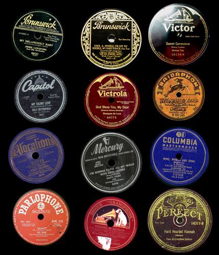 Midnight Pine: Vintage Record Labels, Plus