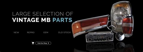 Parts: Large Selection of Vintage Mercedes-Benz Parts