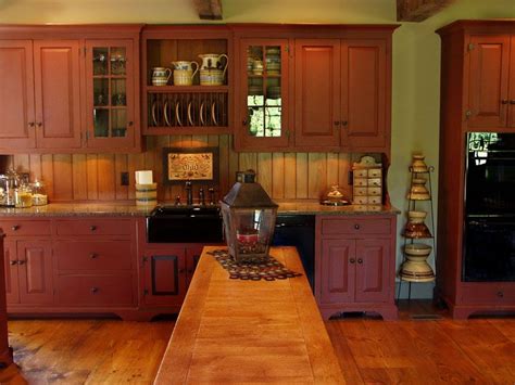 Country Barn Red Kitchen Cabinets / Barn Red Kitchen Cabinets For Sale#barn #cabinets #kitchen ...