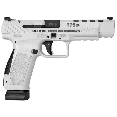 Canik TP9SFX 9mm Pistol 5.2" Barrel White Out 20rd