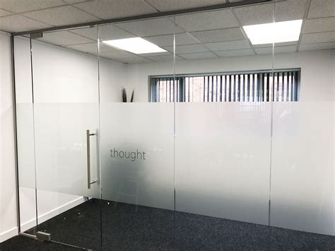 Glass Partition with Glass Door for Thoughtmix in Lincoln, Lincolnshire ...