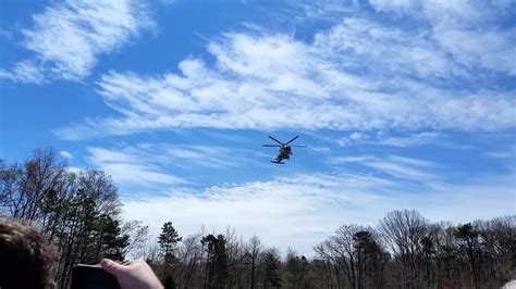 NJ State Police Medevac Helicopter landing. - YouTube