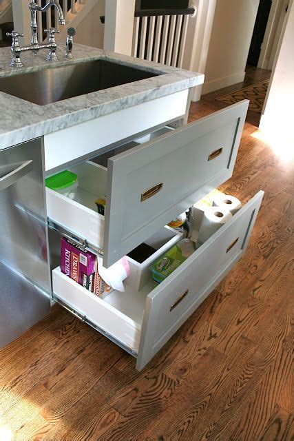 Organized and Efficient: Drawers Under the Kitchen Sink