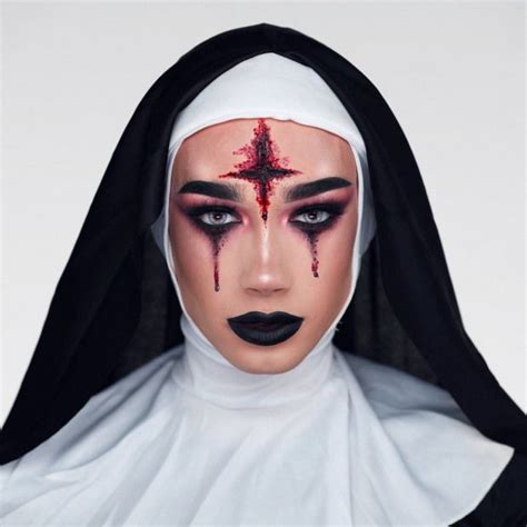 James Charles Halloween Nun makeup #makeupart #makeup #art #halloween ...